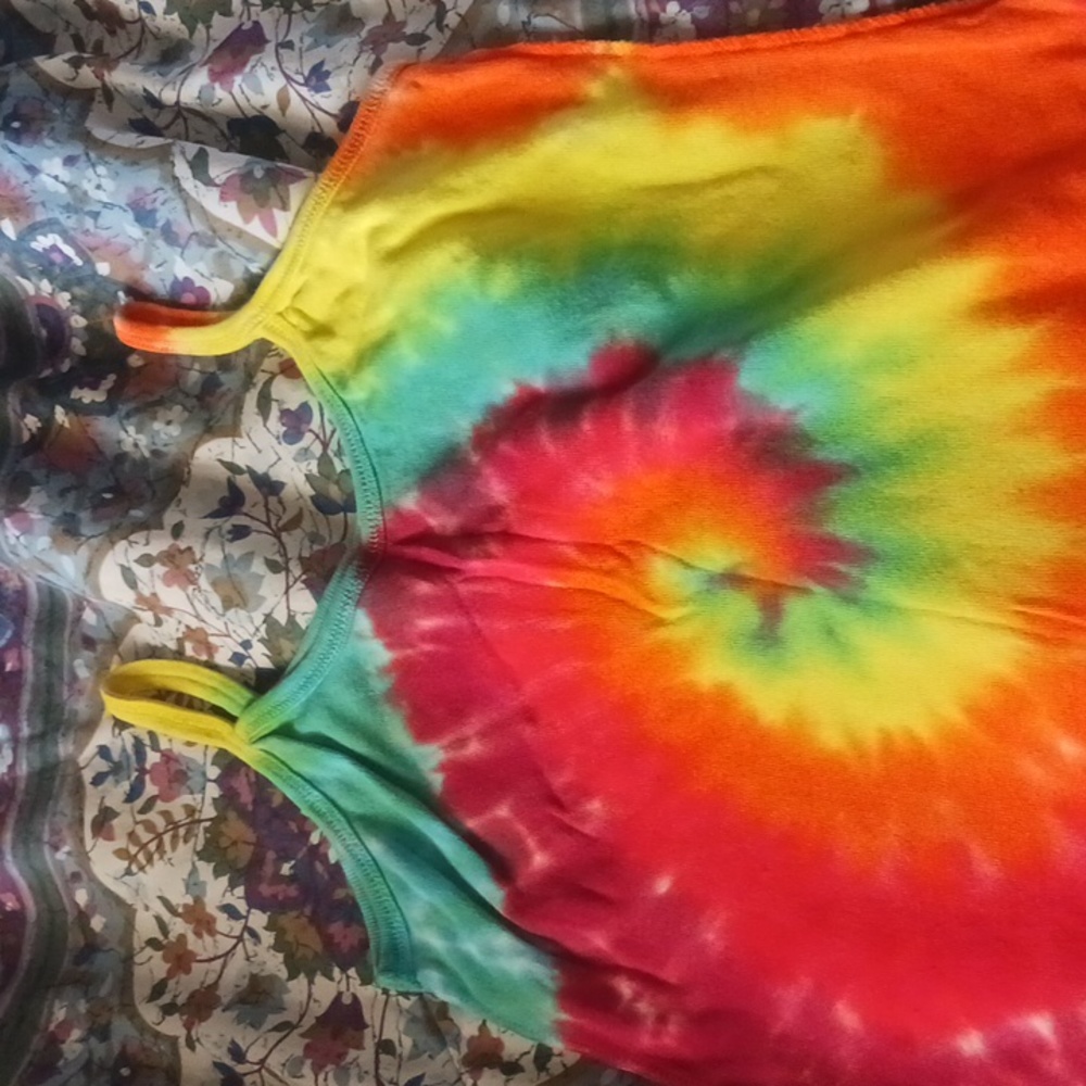Tie dyed dress